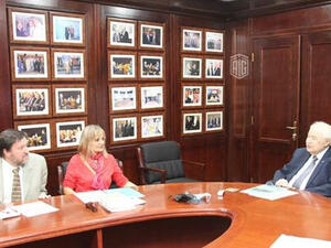 Abu-ghazaleh Received Delegation From Global Challenges Forum Foundation