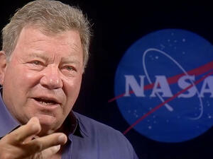 The 90-year-old actor launched aboard a rocket The 90-year-old actor launched aboard a rocket