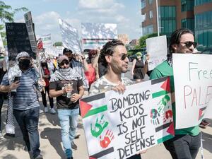 People support Palestine in Kentucky 