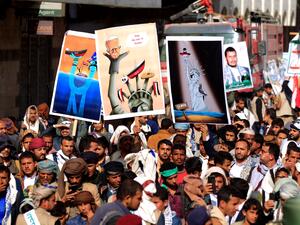 Houthi rebels in Yemen
