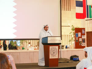 Qatari Students at Georgetown Share Traditions with Community at QF Partner’s National Day Festivities
