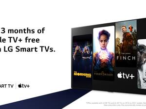 LG To Offer Customers Apple TV+ Three Month Trial 