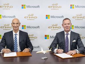 الاتحاد للطيران في شراكة جديدة مع مايكروسوفت لتعزيز استراتيجية الاستدامة