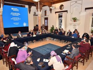 AUC President Ahmad Dallal Discusses His Vision For the Future of the University at the Media Roundtable Discussion