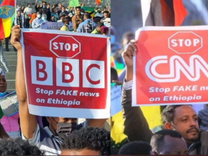 Ethiopians accused western media of spreading fake news on the Tigray conflict.