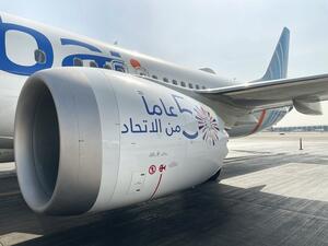 flydubai Participates at the Dubai Airshow With One of Its Boeing 737 Max 8 Aircraft