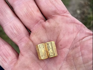 Tiny Gold bible found in England