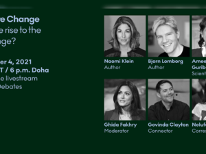 QF’s Doha Debates to Examine Potential Solutions to the Climate Crisis