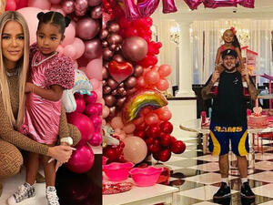The celebration was thrown by Khloe The celebration was thrown by Khloe