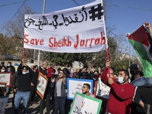 Activists protest Israeli occupation in Sheikh Jarrah
