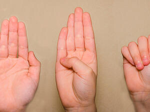 domestic violence hand gesture