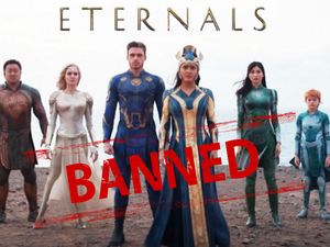 Eternals movie banned in Saudi, Kuwait, Qatar. 