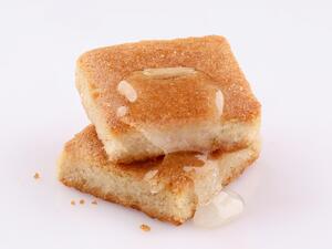 حلويات الكريسماس: بسبوسة محشية بالمهلبية