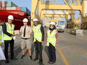 ميناء جبل علي يستقبل أول ناقلة للحاويات من "كايسو لاين"