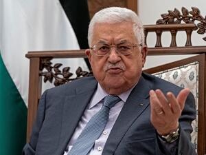 Palestinian president Mahmud Abbas