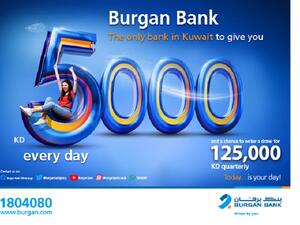 Burgan Bank Announces Names of the Daily Lucky Winners of Yawmi Account Draw