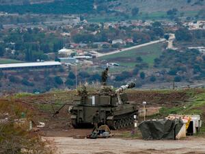 Israeli troops in the Israeli-annexed Golan Heights