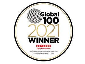 Ooredoo تحصد لقب جائزة ’أفضل شركة اتصالات ‘ضمن جوائز أفضل 100 شركة عالمية في 2021