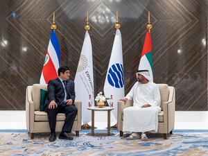 Emirates Welcomes Costa Rican President at Expo2020 Dubai