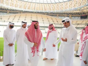  ولي العهد السعودي وأمير قطر 