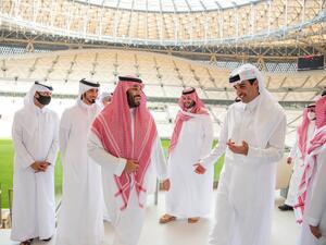  ولي العهد السعودي وأمير قطر 