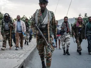 مقاتلون من جبهة تحرير تيغراي