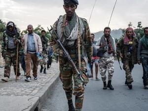 مقاتلون من جبهة تحرير تيغراي