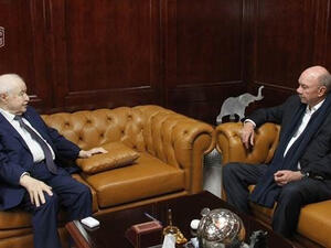 Abu-Ghazaleh Receives President of the Jordanian Senate, HE Mr. Faisal Al Fayez