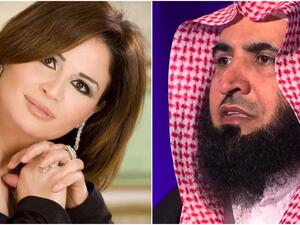 الشيخ أحمد الغامدي - إلهام شاهين 