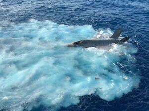 فيديو تحطم المقاتلة "F35" الأمريكية في بحر الصين