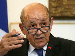  وزير الخارجية الفرنسي، جان إيف لودريان