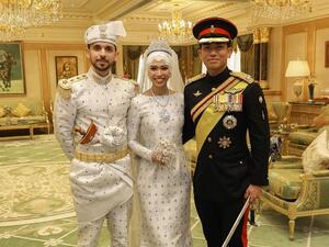 من حفل زفاف ابنة سلطان بروناي