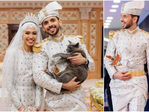 الأميرة فضيلة وزوجها عبدالله الهاشمي 