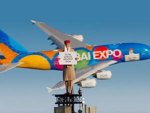 A380 تدور حول برج خليفة لوضع إكسبو 2020 دبي على رأس خيارات السفر