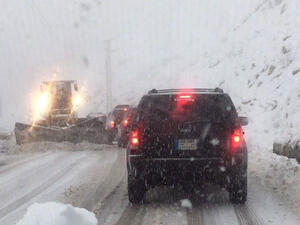 تساقطت الثلوج في لبنان على ارتفاعات منخفضة وصلت إلى 600 متر