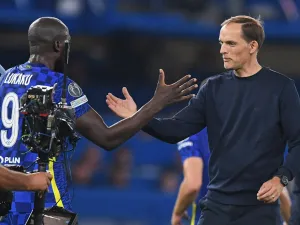 Romelu Lukaku and Thomas Tuchel (Photo: AFP)