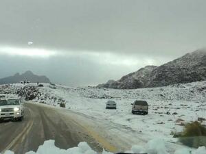 ثلوج في السعودية