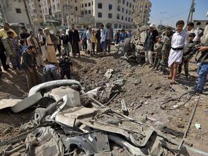 طيران التحالف يشن سلسلة غارات على صنعاء