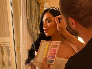 منى قطان تتألق بفستان زفاف من توقيع زهير مراد