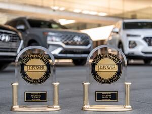 حسب دراسة جاي دي باور لاعتمادية السيارات:  هيونداي سانتا في وسوناتا "الأكثر موثوقية"   