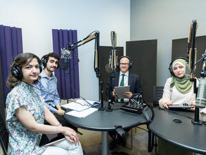 WCM-Q Students Record Poetry And Book Readings For The Visually Impaired