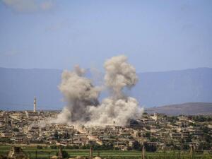 قصف شمال سوريا
