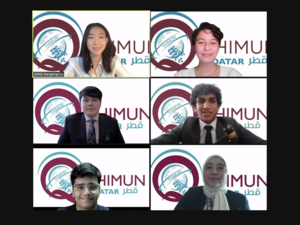 Students Take a Stand Against Poverty at THIMUN Qatar