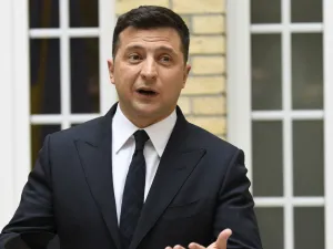 الرئيس الأوكراني فلاديمير زيلينسكي