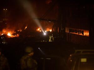 shopping centre in the Ukrainian capital Kyiv was destroyed by Russian airstrikes.