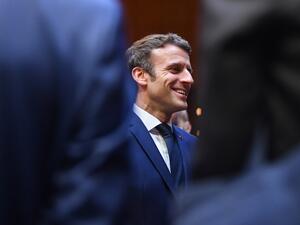 French President Emmanuel Macron on Sunday warned President Joe Biden against escalating rhetoric against Russia.