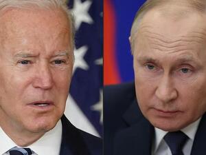 Biden (L), Putin 