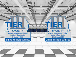 Khazna Data Centers Achieves Tier-III Certification from Uptime Institute  for its Apollo 5 and Apollo 6 Data Centers
