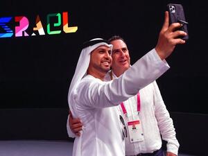 At the Israeli Pavilion in The UAE 