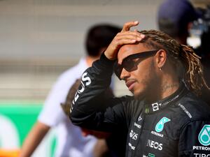 Mercedes' British driver Lewis Hamilton is pictured during the first day of the Formula One (F1) pre-season testing at the Bahrain International Circuit in the city of Sakhir on March 10, 2022. (Photo by Giuseppe CACACE / AFP) Mercedes' British driver Lewis Hamilton is pictured during the first day of the Formula One (F1) pre-season testing at the Bahrain International Circuit in the city of Sakhir on March 10, 2022. (Photo by Giuseppe CACACE / AFP)
